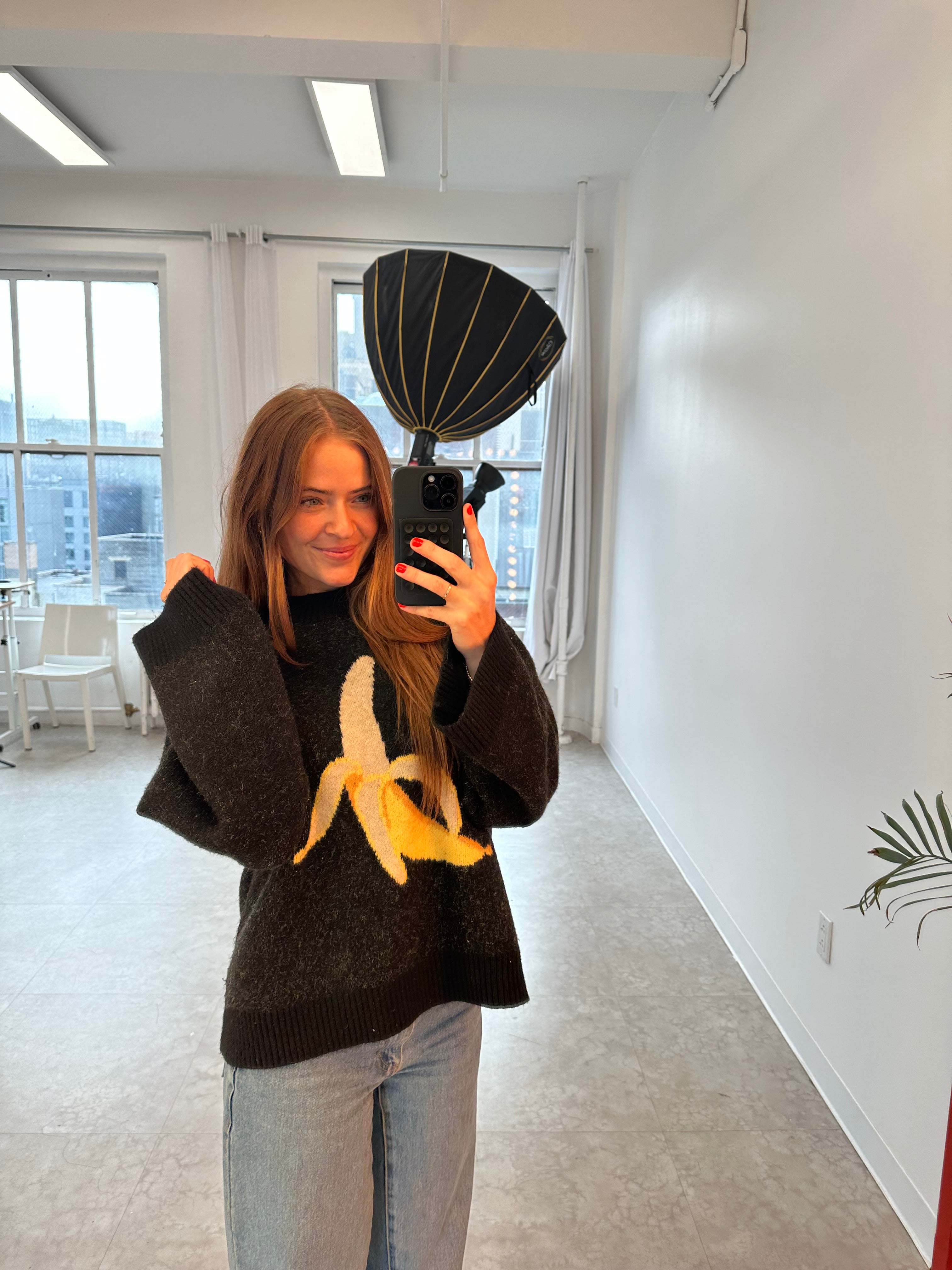 Banana Knit Jumper