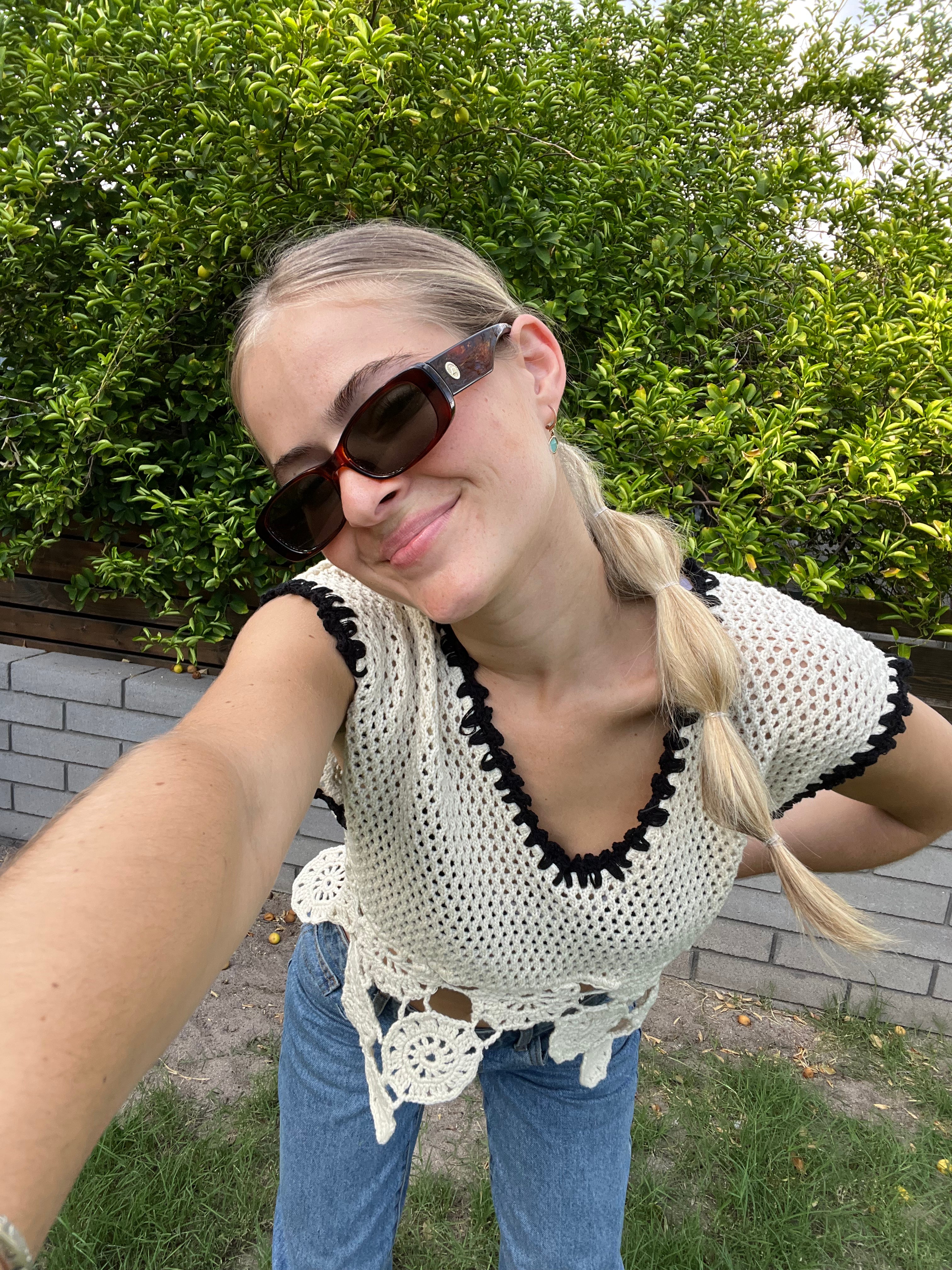 Sierra Crochet Vest - maisondisco
